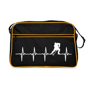 Joueur de hockey Heartbeat Hockey - Sac Retro - noir/or - Devant