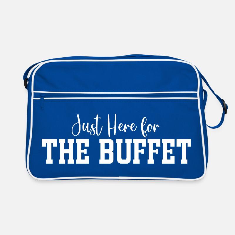 Je suis juste là pour le buffet Sac Retro