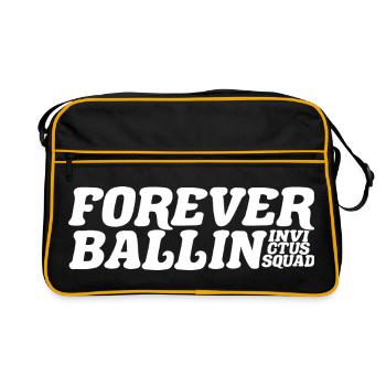 Équipe Forever Ballin - Sac Retro - noir/or - Devant