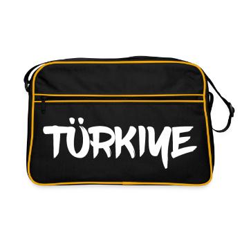 Türkiye Lettering - Retro Bag - black/gold - Front