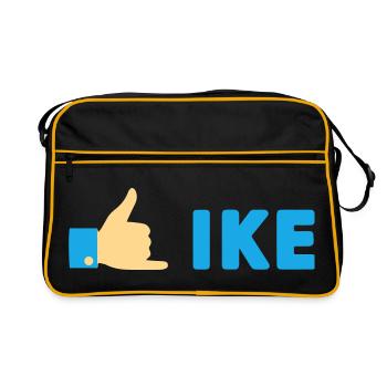 Bright Natural Pattern for T-Shirts and Clothing - Retro Bag - black/gold - Front