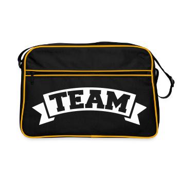 Équipe - Sac Retro - noir/or - Devant