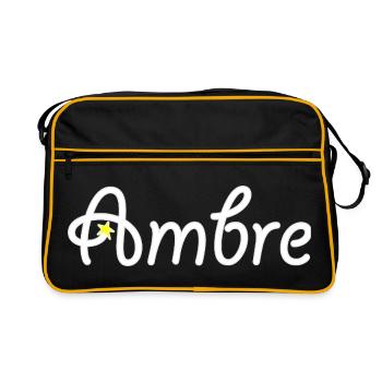 Ambre - Sac Retro - noir/or - Devant