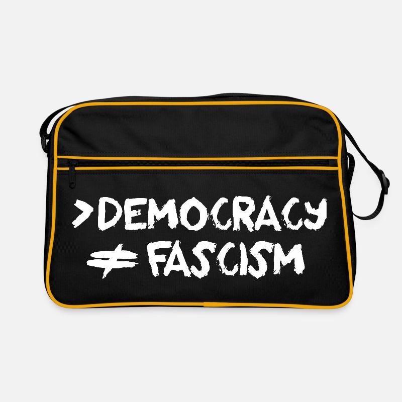 Plus de démocratie, pas de fascisme, d’antifascisme Sac Retro