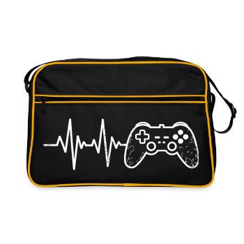 Esquisse de manette Pulse Gaming - Sac Retro - noir/or - Devant