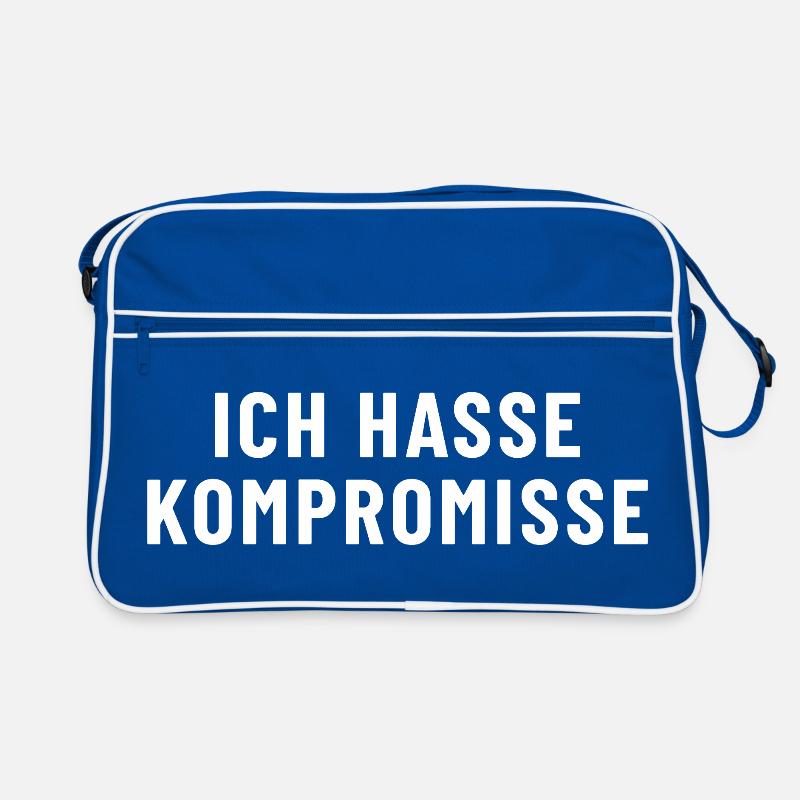 I hate compromise Retro Bag