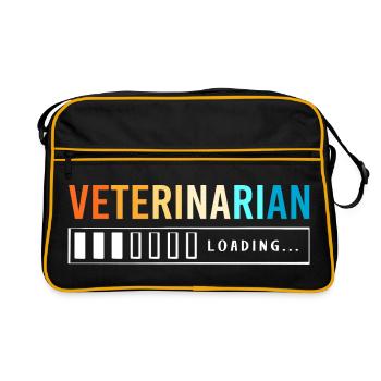 Vétérinaire Médecine vétérinaire Vétérinaire - Sac Retro - noir/or - Devant