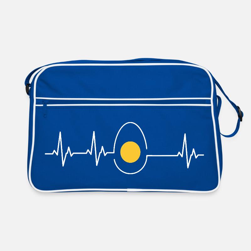 Fans de poulet - Coq - Coq - Poussin - Jaune d’œuf Sac Retro