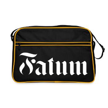 Tatttoo de calligraphie gothique Falum - Sac Retro - noir/or - Devant