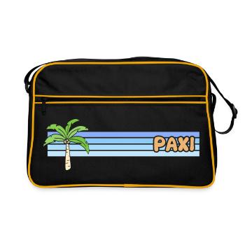 Paxi comme jour férié - Sac Retro - noir/or - Devant