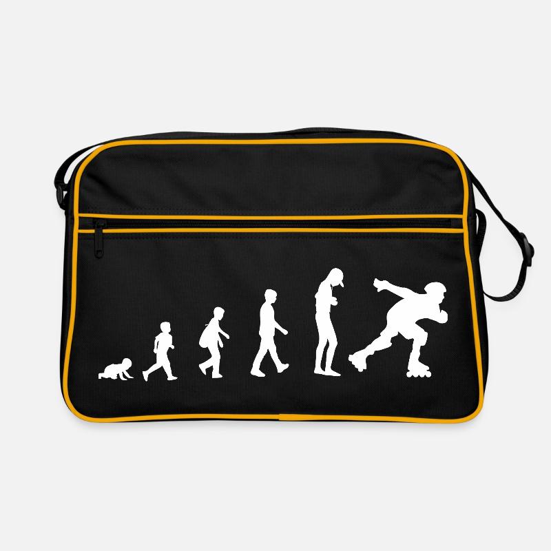 Development from baby to inline skater - Retro Bag - black/gold