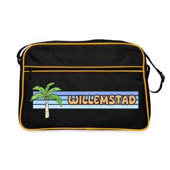 Willemstad en tant que vacances - Sac Retro - noir/or - Devant