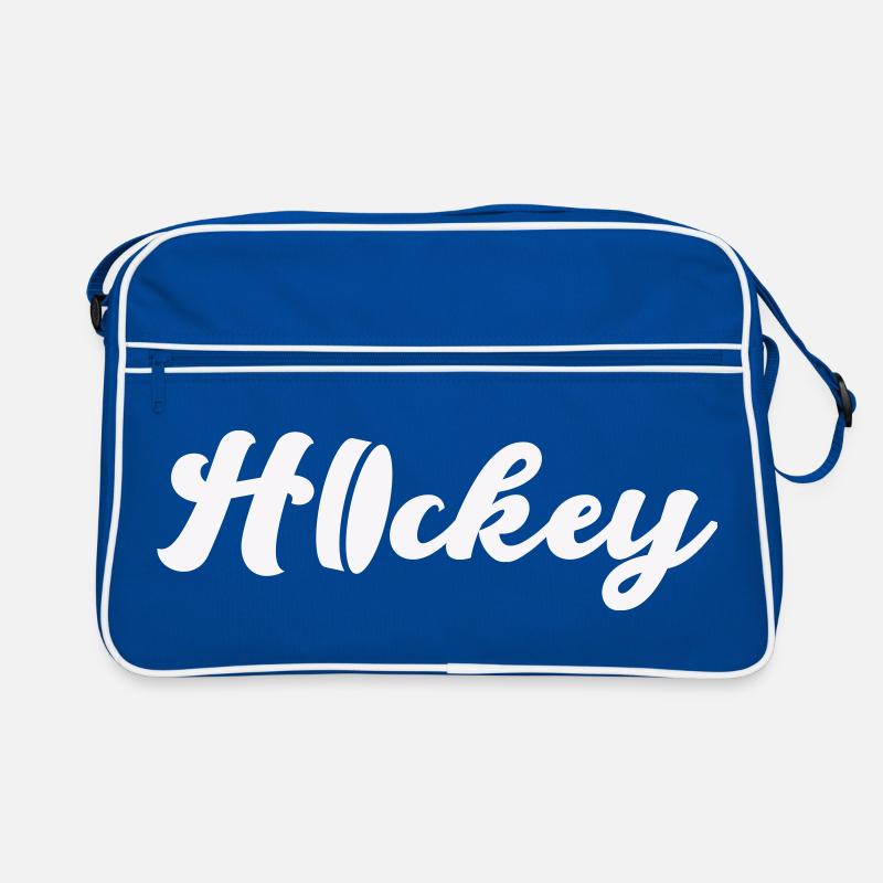 Hockey Script Flow – Eleganter Logo-Look Retro Tasche