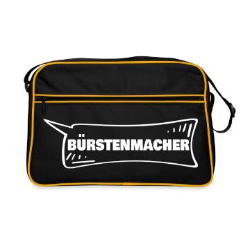 Trainee Buerstenmach - Retro Bag - black/gold - Front