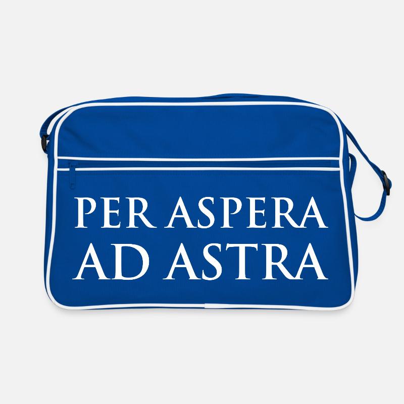 Per Aspera ad Astra Typografiedesign Retro Tasche