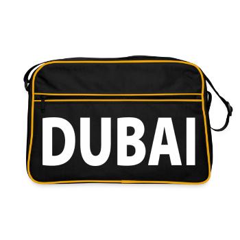Desert city with modern design - Retro Bag - black/gold - Front