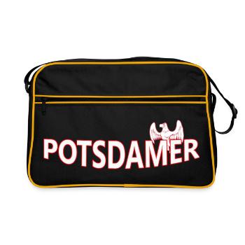 POTSDAMer - Sac Retro - noir/or - Devant