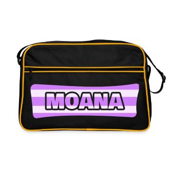 Vaiana - Sac Retro - noir/or - Devant
