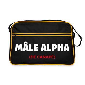 mâle Alpha - Retro Bag - black/gold - Front