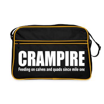 CRAMPIRE Calves Quads Marathon Running Vampire - Retro Bag - black/gold - Front