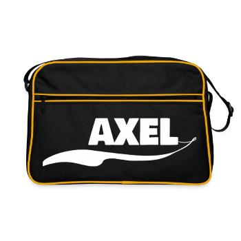 Gift Axel - Retro Bag - black/gold - Front