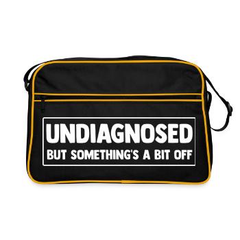 Non diagnostiqué : Quelque peu suspect - Sac Retro - noir/or - Devant
