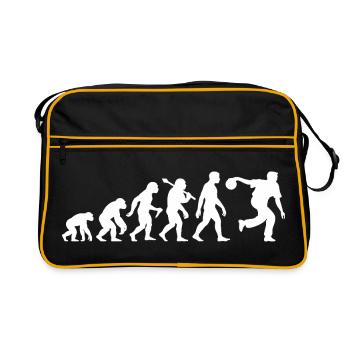 Bowling Evolution Skittles pour le club de bowling - Sac Retro - noir/or - Devant