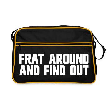 Connectez-vous et découvrez-le - Sac Retro - noir/or - Devant