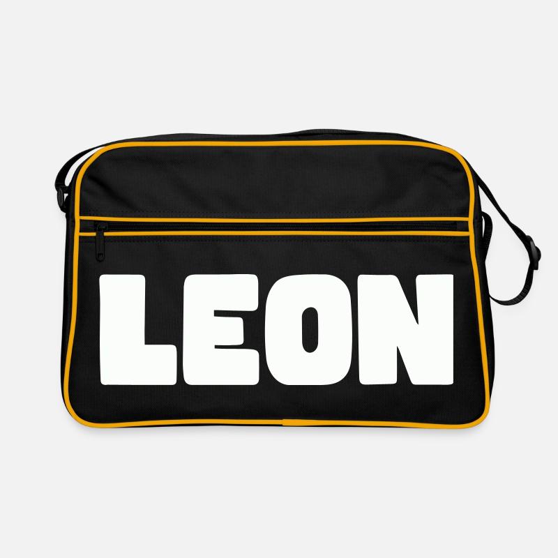 Leon Name Retro Tasche
