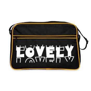 Lovely Vibes - Sac Retro - noir/or - Devant