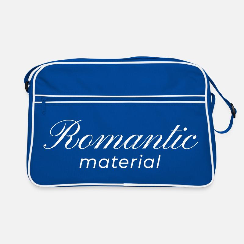 Romantic Material Schriftzug Retro Tasche