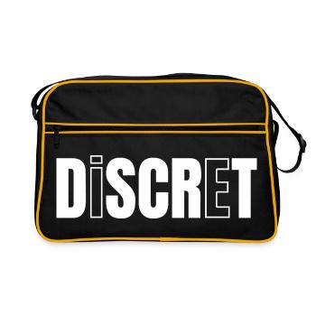 DISCREET! - Retro Bag - black/gold - Front