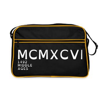 1996_LINE_white - Sac Retro - noir/or - Devant