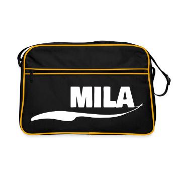 Mila as a gift - Retro Bag - black/gold - Front