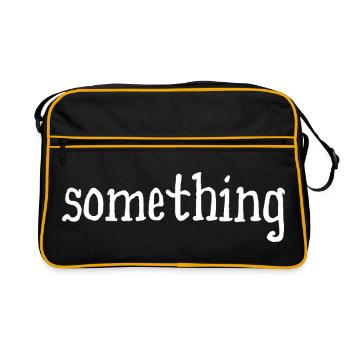 quelque chose - quelque chose - blanc - Sac Retro - noir/or - Devant