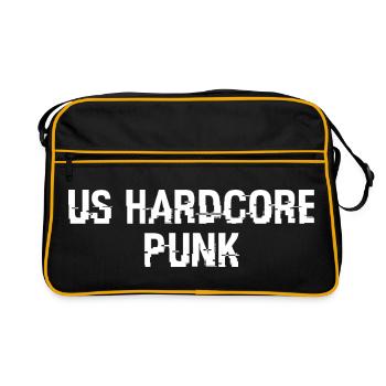 US Hardcore Punk - Retro Bag - black/gold - Front