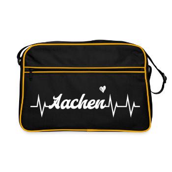 Heartbeat Aachen - Retro Bag - black/gold - Front