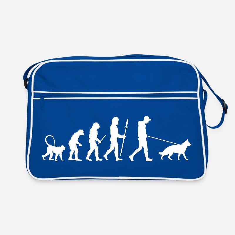 Evolution Deutscher Schäferhund Retro Tasche