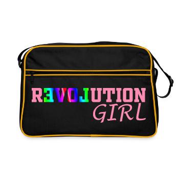 Revolution Girl - Retro Bag - black/gold - Front