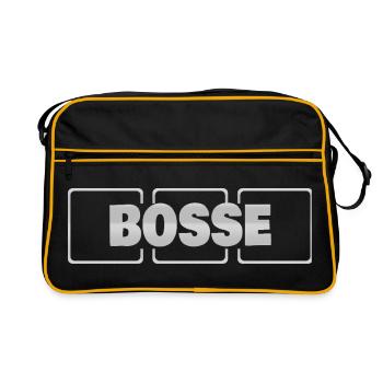 Geschenk für Bosse - Sac Retro - noir/or - Devant