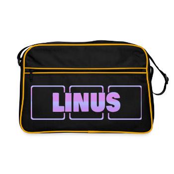 Linu - Retro Bag - black/gold - Front