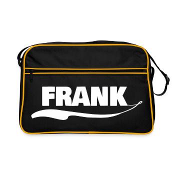 Frank - Retro Tasche - Schwarz/Gold - Vorne
