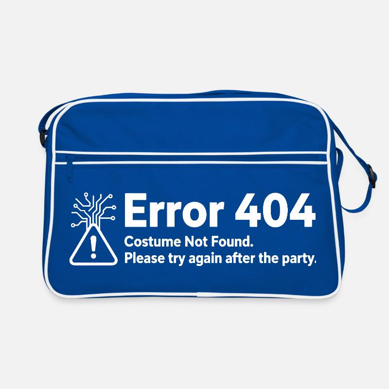 Error 404 Costume Not Found Retro Tasche