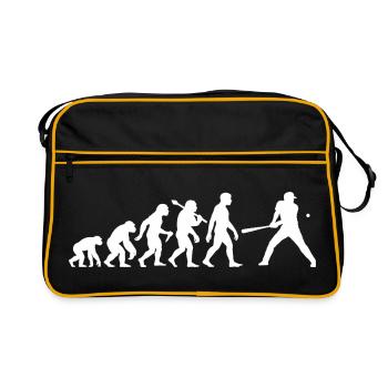 Baseball Evolution Baseball Player Batsman - Retro Bag - black/gold - Front