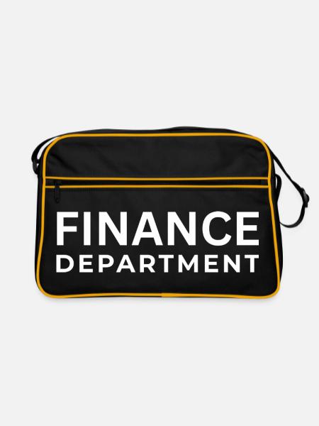 Finanzabteilung – Finanzprofessionelles Geschenk - Retro Tasche - Schwarz/Gold
