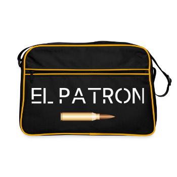 El Patron – The Top G Look - Retro Bag - black/gold - Front