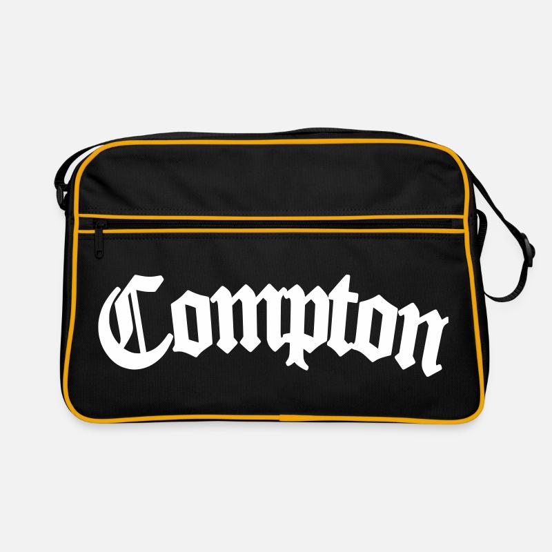 Compton - Retro Bag - black/gold