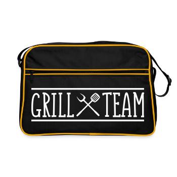 grill_team - Sac Retro - noir/or - Devant
