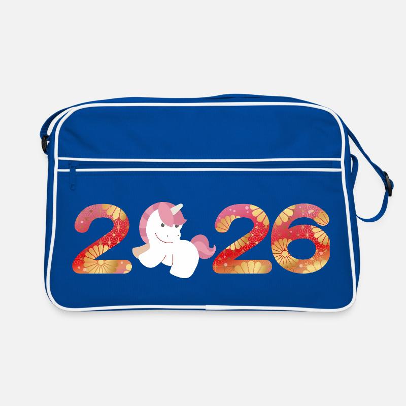 Kawaii 2026 Chinesisches Neujahrsfest Retro Tasche