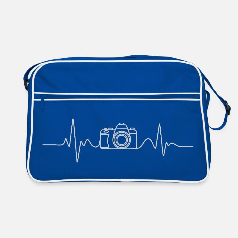 Conception de lignes de caméra Heartbeat Sac Retro